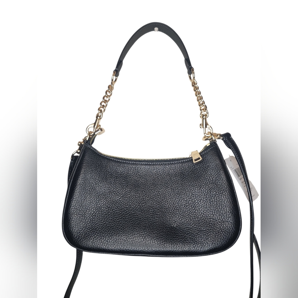 COACH Teri Shoulder Bag, black/gold - Picture 6 of 9